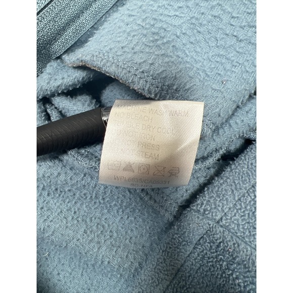 Vintage Woolrich Blue Collar Zip Up Fleece Vest Bodywarmer Mom Gift Womens SZ M - Picture 8 of 8